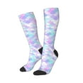 thumbnail image 2 of Balery Rainbow Scales Fun Novelty Socks Men'S Women'S Crew Socks Funny Crazy Novelty Socks Quirky And Cool Socks, 2 of 9