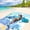 Style C, variant on 71x87in Blue Sea Turtle Sandproof Beach Blanket for Family Picnic