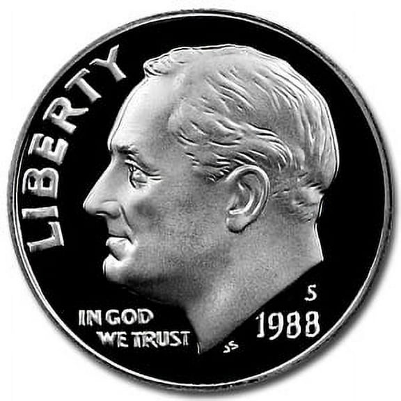 1988-S Roosevelt Dime Gem Proof