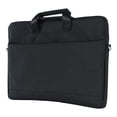 thumbnail image 4 of Bolsa para portátil de 15,6 pulgadas, gran capacidad, impermeable, transpirable, de tela Oxford, portátil, con correa para el hombro, color negro, 4 of 14