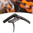thumbnail image 1 of Capo Guitare en Métal Outil de Réglage de Ton Capo à Ressort avec Support pour Guitare Basse et Mandoline, 1 of 7