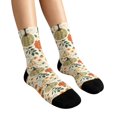 thumbnail image 2 of Unisex Thanksgiving Crew Socks for Men and Women, Fun Festive Theme Printed Casual Socks, Comfortable Cute Mid Calf Fall Sports Sock, 2 of 5