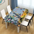 thumbnail image 3 of Yayeee Tablecloths for Rectangular Tables 54 x 54 inch Party Table Cover, Colorful Leaves, 3 of 6