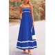 thumbnail image 3 of Vestido PRETTYGARDEN 2025 Verano Maxi Fluido Azul Real XXL, 3 of 8