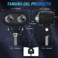thumbnail image 4 of Par Faros Led Auxiliares Luces Foco Para Motos Auto 80w, 4 of 8