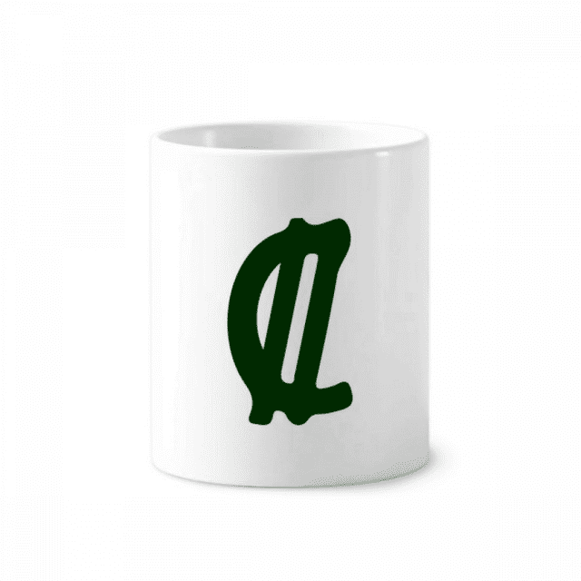Costa Rica Currency Symbol Colon CRC Toothbrush Pen Holder Mug Cerac Stand Pencil Cup