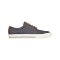 thumbnail image 2 of POLO RALPH LAUREN Mens Navy Herringbone Leather Laces Cushioned Vaughn Round Toe Platform Lace-Up Sneakers Shoes 7.5 D, 2 of 4