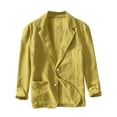 thumbnail image 1 of Men's Business Casual Suit Jacket Loose Fit Fashion Solid Color Layering Top, 1 of 6