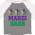 thumbnail image 4 of Inktastic Mardi Gras Fleur De Lis Trio Boys or Girls Long Sleeve Baby Bodysuit, 4 of 5