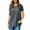 Gray, variant on hotojiny Oversized Tshirt for Women Summer Trendy Button Side Slit Casual Tee Lightweight Crew Neck Short Sleeve Loose Tunic Tops
