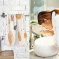thumbnail image 7 of Yayeee 100% Cotton Hand Towels for Bathroom 16" x 28" Soft Absorbent Kitchen Towel, Beige Fall Pumpkin, 7 of 7