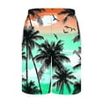 thumbnail image 5 of SELONE Beach Shorts for Men Hawaiian Swim Trunks Drawstring Elastic Waist Bathing Suit with Pockets Summer Swimwear, 5 of 5