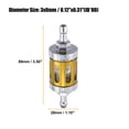 thumbnail image 5 of Unique Bargains Gold Tone 8mm Fuel Filters Engine Inline Gas Fuel Line Filter Replacement for Motorbike Dirt Bike, 5 of 6