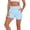 Light Blue-01, variant on HADST Women's High-Waisted Stretch Active Shorts with Zipper Pockets Quick-Dry Slim Fit Shorts for Tennis, Golf, Workout
