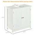 thumbnail image 3 of Modern Bathroom Vanity 24” Pedestal Sink Bathroom Vanity Cabinet - White,Wooden Bathroom Vanity, 3 of 5