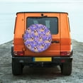 thumbnail image 6 of Vsdgher Pugs and Flowers for Spare Tire Cover, Tire Wheel Protector Wheel Cover Fit for Truck,Trailer,RV,SUV,Camper and Most Vehicle-15 inch, 6 of 6