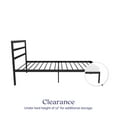thumbnail image 4 of Signature Sleep Premium Modern Platform Bed with Headboard, Industrial Style, Sturdy Metal Frame with Slats, Twin, Black, 4 of 17