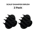 thumbnail image 7 of Ebo Shampoo Brush With Soft Silicone Scalp Massager Brush For All Hair Types Deep Cleanses Scalp Pack Of 2&nbsp;Assorted Color, 7 of 7