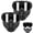 Gray*2, variant on Detachable Full Face Goggle Mask, Anti-Fog UV-Resistant Full Face Dust Mask for Riding, Grass Cutting, and Welding