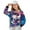 Axolotl Star Universe, variant on Dolphin Heart Flower Print Girls Oversized Crew Neck Long Sleeve Sweatshirt Casual Loose Reverse Seam Side Slit Fall Pullover Top, Size 13-14 Years