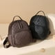 thumbnail image 5 of Mochila informal para mujer, de gran capacidad, de piel auténtica, mochila pequeña rombal, 5 of 5