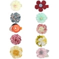thumbnail image 1 of JIAHANG - Pinzas para el pelo con flores de margaritas pequeñas para bebés y niñas, pasadores florales para bebés, recién nacidos, niños pequeños, 10 unidades Xemadio WMZL-1239-1, 1 of 7