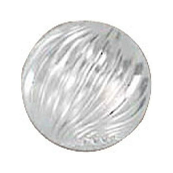 Sterling Silver 16" .8mm Box Chain 3mm Corrugated Swirl Pendant Necklace Spacer Bead