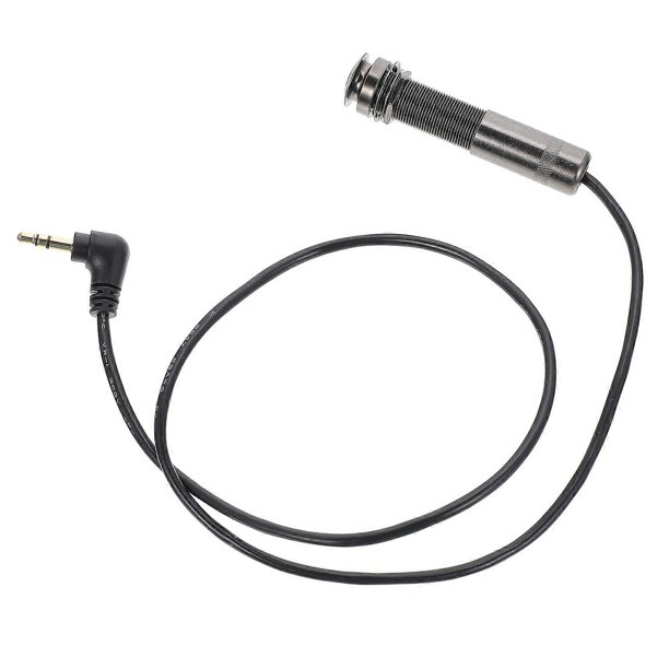 Black Plastic Guitar Pickup Cable for Connecting Guitar Effects Lightweight and Durable 6.5ft