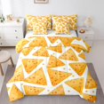 thumbnail image 1 of Cheese Corn Flakes 7 Pieces Queen Comforter Set,Yummy Cheese Bed in a Bag Comforter & Sheet Set All Season,Delicious Snacks Bedding Sets with Comforter, Sheets, Pillowcases & Shams, 1 of 5