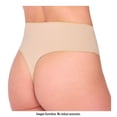 thumbnail image 3 of Tanga Ilusión para Dama, Cintura Alta Estampada Café Talla M, 3 of 4