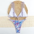 thumbnail image 4 of Womens Floral Bikini Sets High Waisteded Bikini Sets Two Piece Swimsuit for Women Trendy Swim Suits for Women 2026 Beach Pool Party, 4 of 7