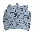 thumbnail image 3 of Honeii Dolphins Print Kids Knit Beanie Watch Hat ,Knit Cap for Boys and Girls, 3 of 7