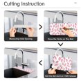 thumbnail image 5 of Yayeee Faucet Mat for Kitchen Sink 14.7" Diatomite Long Splash Guard Pad, Pink Popsicle Pattern, 5 of 7