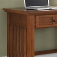 thumbnail image 6 of Bowery Hill Student Desk Style 2-Drawer Wood Desk in Cottage Oak, 6 of 10