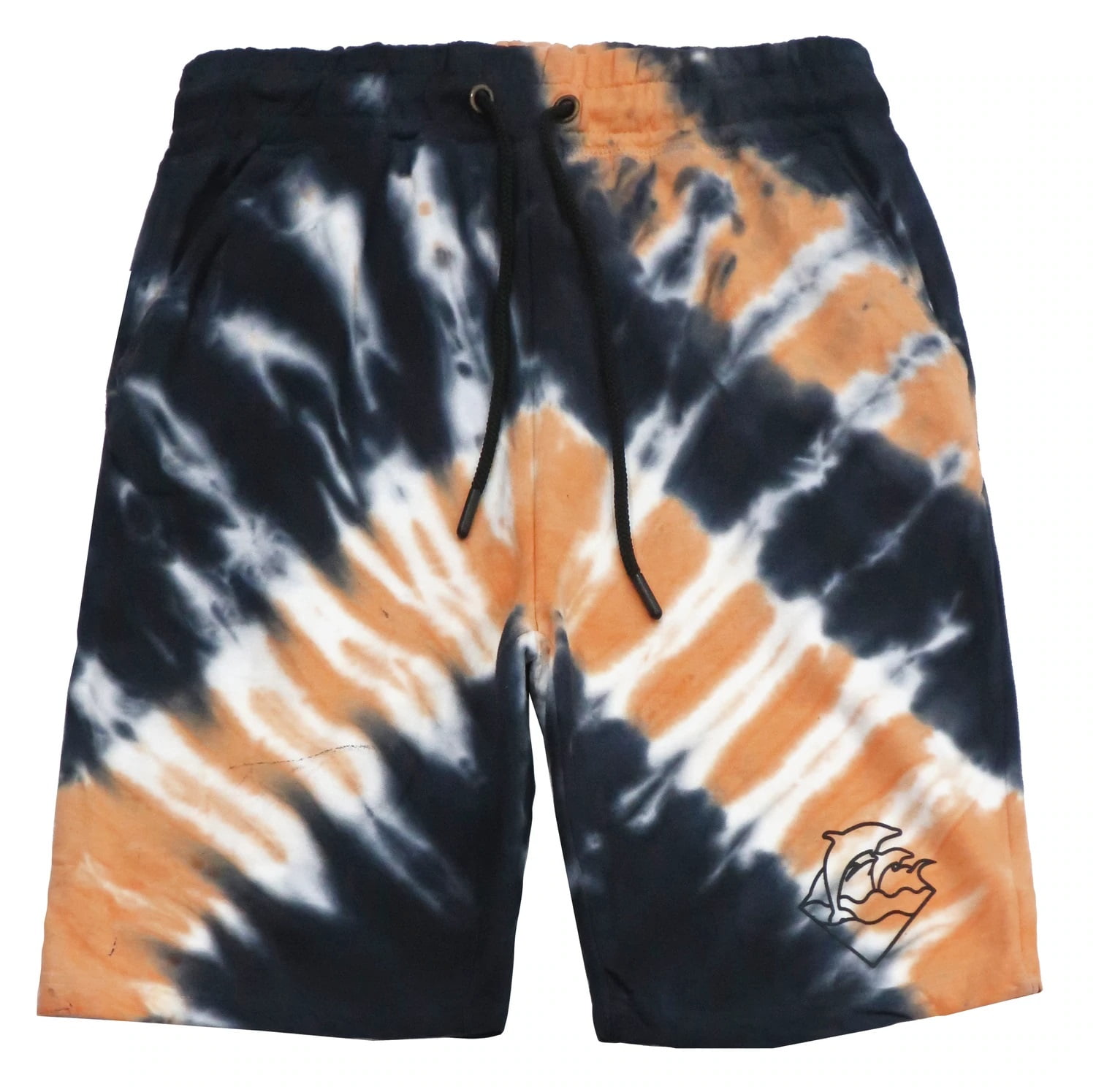 Pink Dolphin Men's Tie Dye Waves Script 