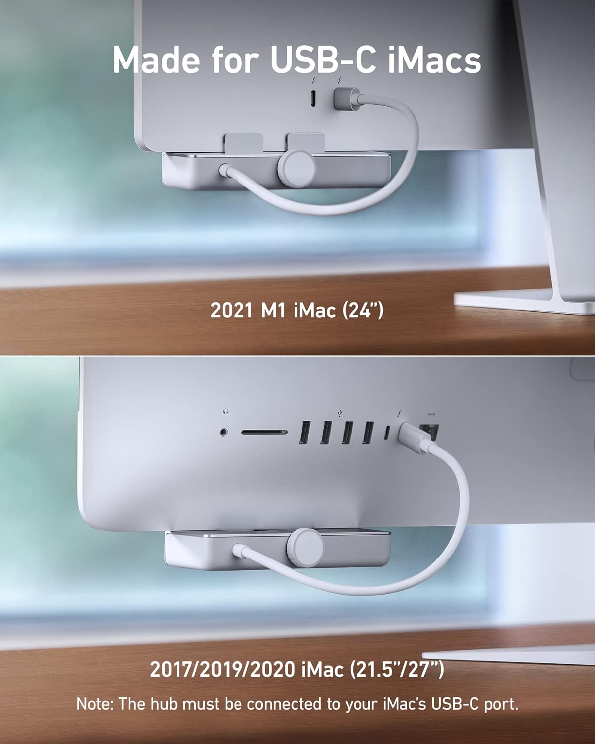 Anker USB C Hub, 535 USB C Hub (5-in-1), with 2 USB-A 10 Gbps Data Ports, USBC 10 Gbps Port, SD and microSD Card Reader