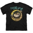 thumbnail image 2 of Where The Wild Things Are Eat Kids T Shirt (X-Large) for Youth Toddler Boys and Girls, Black, 2 of 5