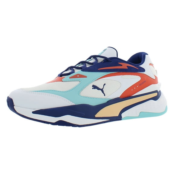 Puma Rs Fast Mens Shoes Size 8.5, Color: White/Orange/Blue