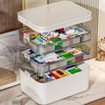 thumbnail image 4 of Caja Portátil de Gran Capacidad para el Hogar, Kit de Emergencia Familiar con Estuche de Almacenamiento Multicapa, 4 of 5