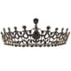 thumbnail image 1 of EeaseMX 1 corona de novia de estilo barroco, elegante corona de diamantes de imitación, accesorio para vestido de novia., 1 of 7