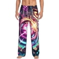 thumbnail image 2 of Lsque Geometry Dash Print Men's Pajama Pants, Lounge Pant - Comfortable Home Wear,Elastic Waistband, Stylish Design-XX-Large, 2 of 9