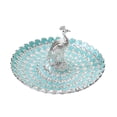 thumbnail image 3 of Flynix Fruit Plate European Design Decorative Multifunctional for Party Dinner Desk Silver blue, 3 of 9