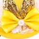 thumbnail image 3 of Sombrero de Pascua para mascotas, con lazo y orejas de conejo, ajustable, para el sol, para fiestas y disfraces., 3 of 8