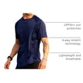 thumbnail image 5 of Pinspark Mens 2 Pack UPF50+ Sun Protection Swim Surf Short Sleeve Athletic Shirts Rash Guard Quick Dry Performance Shirts, 5 of 6
