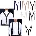 thumbnail image 5 of Heavy  Y Back Elastic Adjustable Suspenders Strong Metal Clip Baclk, 5 of 8