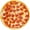 Red (Pizza), variant on Elif 60 inches Blanket Double Sided Tortilla Blanket for Kids and Adults, Orange