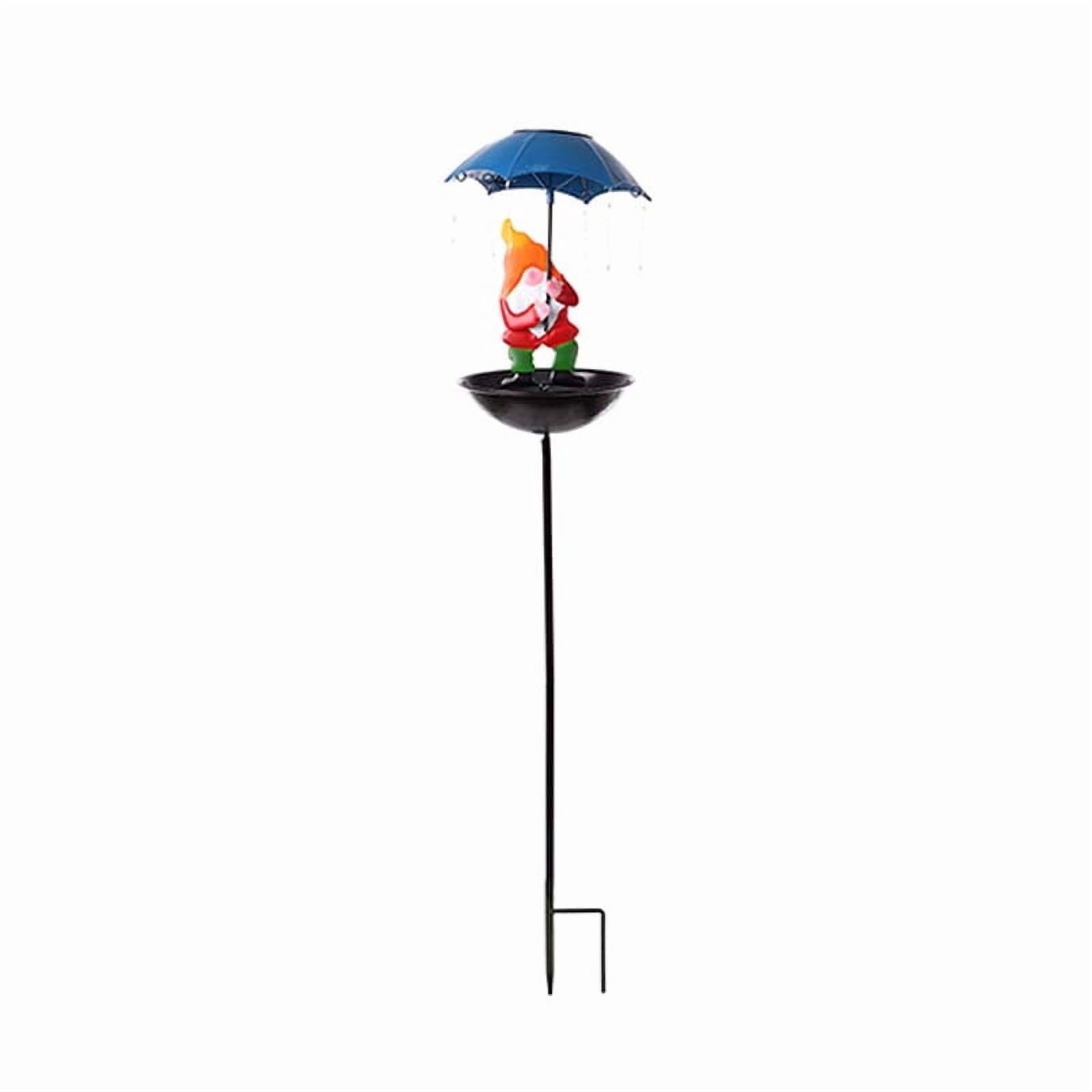 Hummingbird Feeders For Outdoors Solar Bird Feeder Garden Decor Outdoor Solar Lights With Umbrella Feeder Decorative Lights Yard Art Ornament Bird Feeder for Outdoors Hanging
