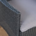 thumbnail image 2 of Noble House Cedros 5 Piece Wooden Round Patio Dining Set in Gray, 2 of 4