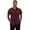 Darck Red, variant on COOFANDY Mens Short Sleeve Dress Shirts Business Casual Outings Wrinkle Free Textured Relaxed Fit Button Up Shirts