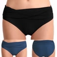 thumbnail image 3 of Lefu Bas de Bikini Taille Haute Sexy pour Femmes, Maillot de Bain Couvrant, 3 of 6